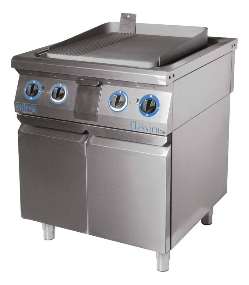 Elektrická grilovacia platňa kombinovaná Alba E-GP-4/700 - profesionálne gastro zariadenie